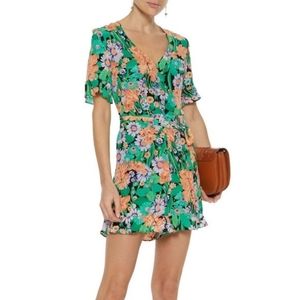 Sandro size 36 (US 2-4/small) silk floral romper